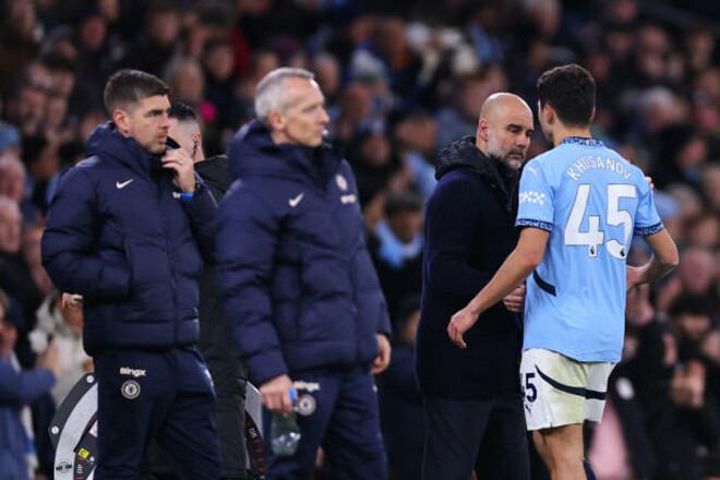 «Не должен был играть». Гвардиола прокомментировал дебют Хусанова