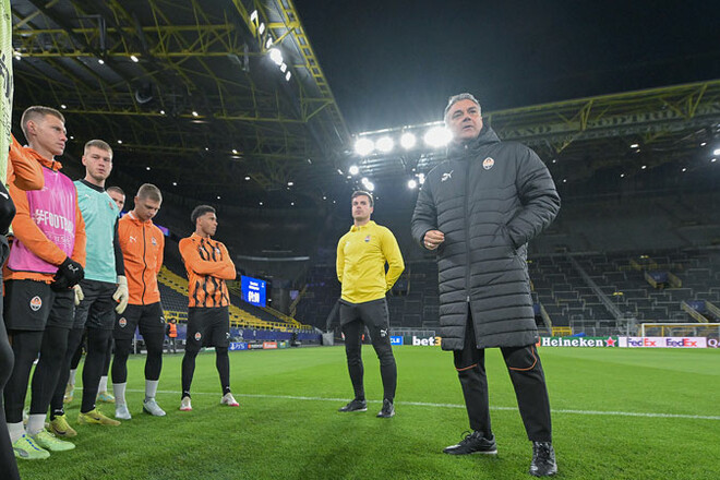 ВИДЕО. Шахтер провел тренировку накануне матча ЛЧ против Боруссии Д
