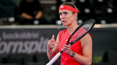 Swittle did not sue the neutral and left the tournament WTA 500 in the Linea 