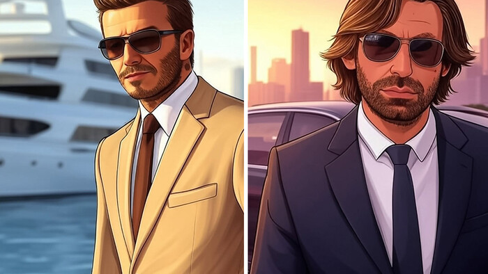 ФОТО. Якби легенди футболу були героями GTA: Бекхем, Зідан та інші