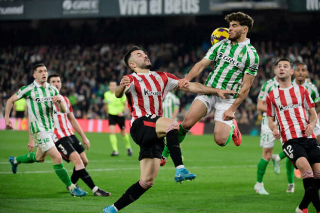 Боевой футбол. Бетис и Атлетик обменялись двумя уколами в Ла Лиге