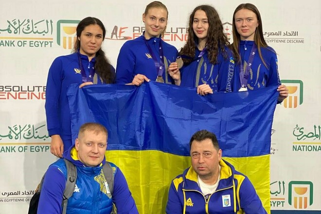 Перчук и шпажистки. Украинцы взяли медали этапа юниорского КМ по фехтованию