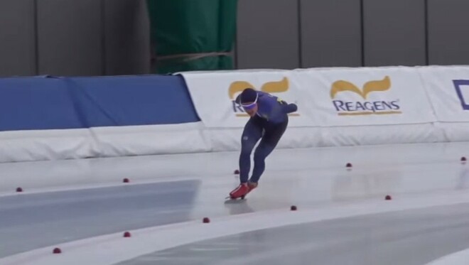 Коньки. Первый под флагом Украины. Хочин установил историческое достижение