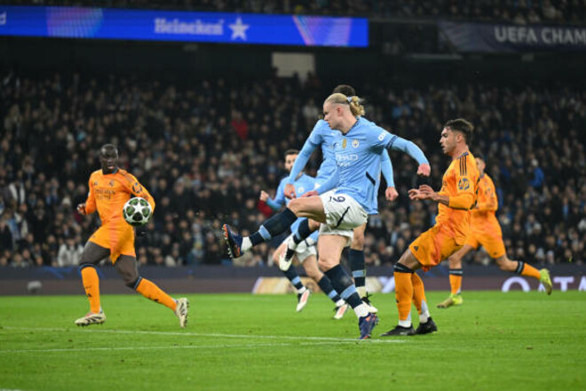 ВІДЕО. Холанд відкрив рахунок для Ман Сіті з Реалом. VAR офсайду не знайшов
