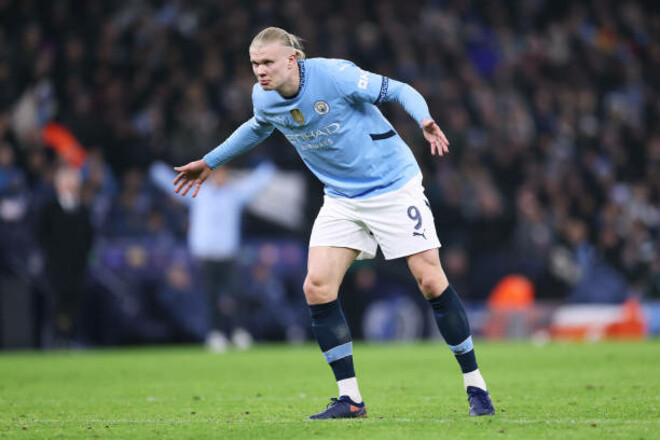 ВИДЕО. Холанд забил пенальти Куртуа за фол Себальоса против Фодена