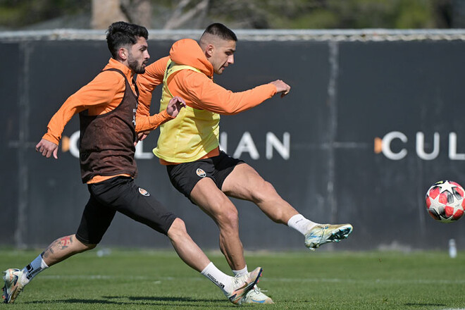 ФОТО. Тренировка Шахтера. Как горняки готовились к спаррингу с РФШ