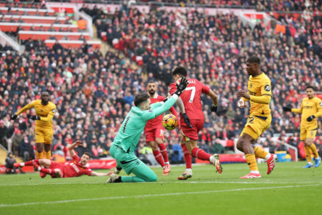 ВІДЕО. Ліверпуль забив курйозний гол у матчі АПЛ