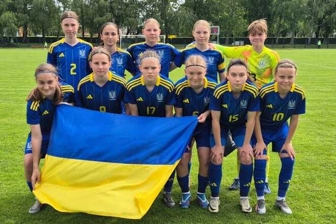 Сборная Украины WU-16 разгромно уступила Хорватии в турнире развития УЕФА