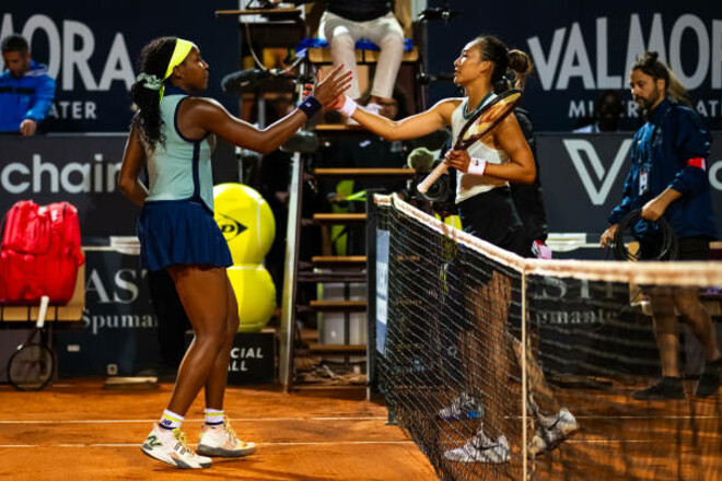 Чжэн Циньвень – Коко Гауфф. Смотреть онлайн. LIVE трансляция