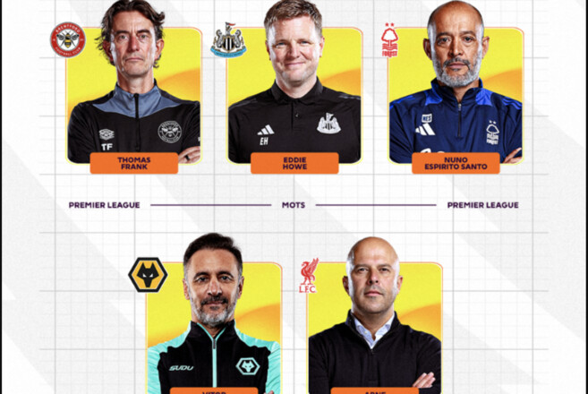 Без Гвардіоли та Артети. Стали відомі претенденти на тренера сезону АПЛ