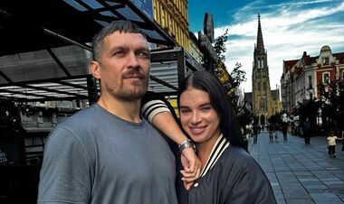 ВИДЕО. Вот, что сделала жена Усика после победы боксера над Дюбуа