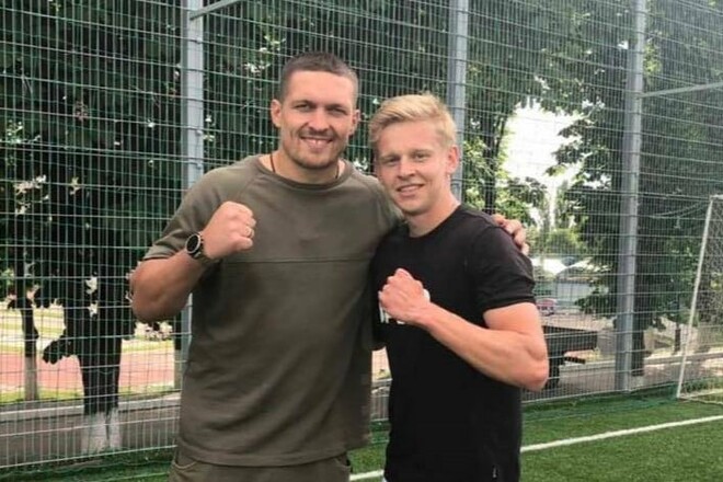 ФОТО. Зинченко без слов отреагировал на то, как Усик уничтожил Дюбуа