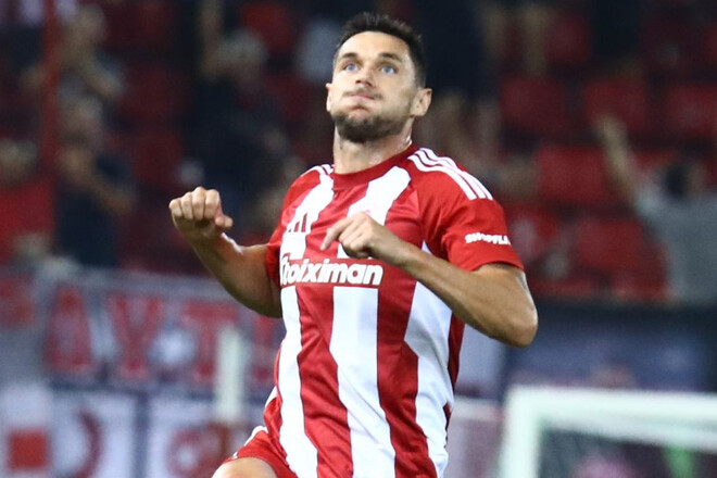 ВИДЕО. Яремчук забил в товарищеском матче за Олимпиакос