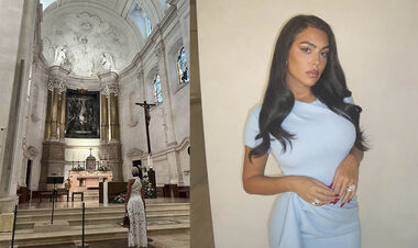 ФОТО. Возлюбленную Роналду жестко раскритиковали. Из-за похода в храм