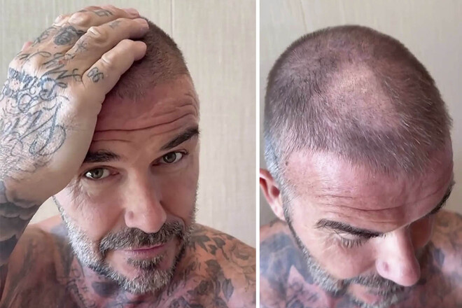 ФОТО. Девід Бекхем невдало підстригся. Дружина опублікувала знімки