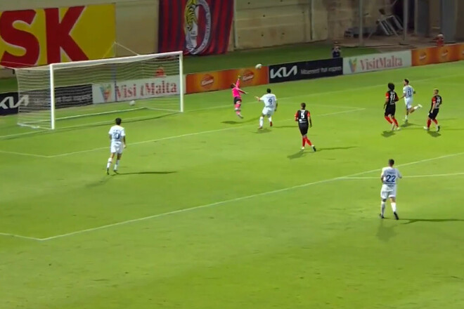 VIDEO. Buyalsky with the help of a ricochet scored the second goal of Dynamo in Malta