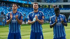 ВИДЕО. Как Кухаревич забил гол в дебютном матче за Слован в Лиге чемпионов