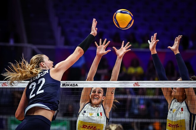 Італія (ж) – США (ж). Чвертьфінал ЛН з волейболу. Дивитися онлайн LIVE