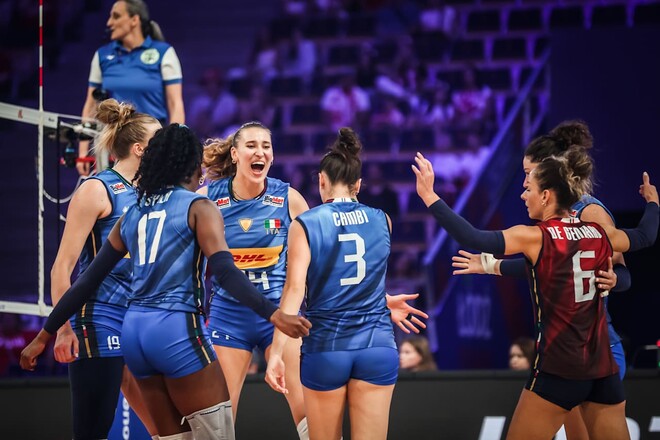 Ліга націй. Італія продовжує серію перемог. Визначено першого півфіналіста