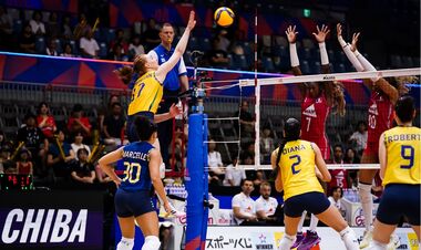 Бразилія – Німеччина. 1/4 фіналу жіночої ЛН з волейболу. Дивитися онлайн