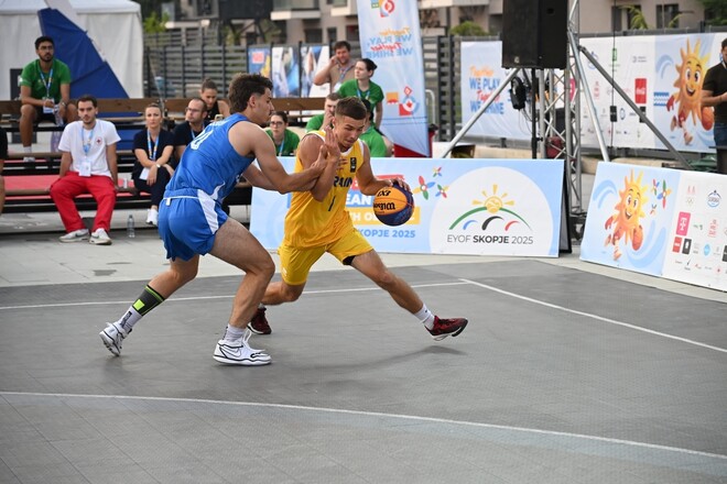 Юнацька збірна з баскетболу 3х3 зіграє в чвертьфіналі ЄЮОФ-2025