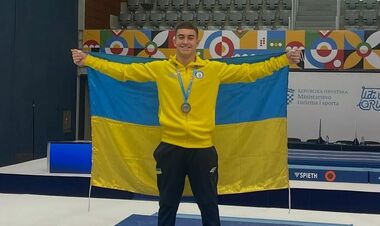 Тимофей Кириченко взял серебро ЕЮОФ-2025 в спортивной гимнастике