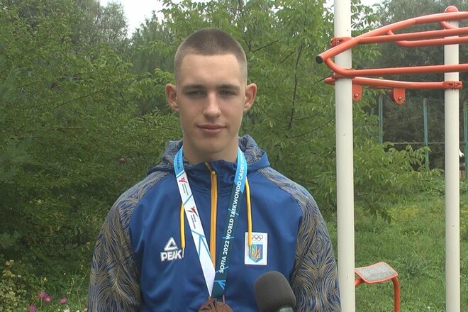 Украинец Давид Гулий стал серебряным призером ЕЮОФ-2025 в тхэквондо