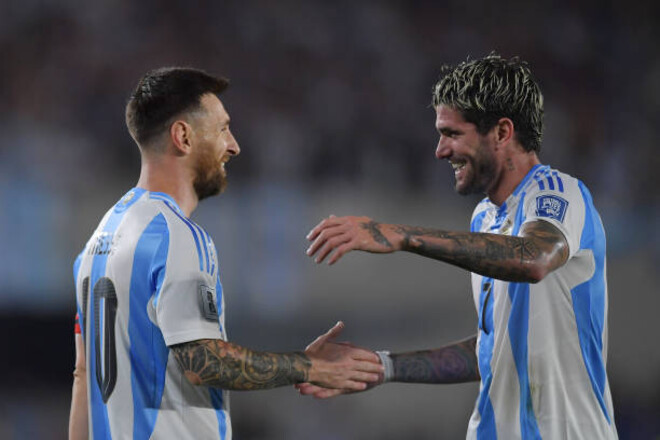 Де Пауль – восьмой аргентинец, с которым Месси сыграет в клубе и в сборной