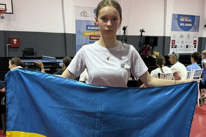 20 медалей для України. У Колєннікової – бронза в настільному тенісі в ЄЮОФ