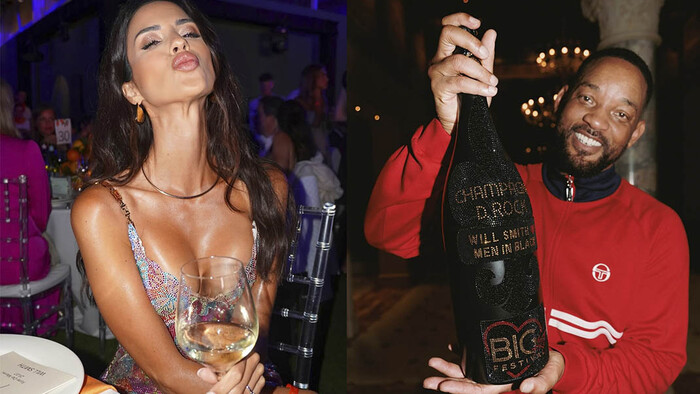 ФОТО. Девушка известного футболиста зажгла с Уиллом Смитом на вечеринке