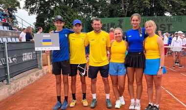 Young Ukrainians played 2 matches and became European U-14 champions of tennis