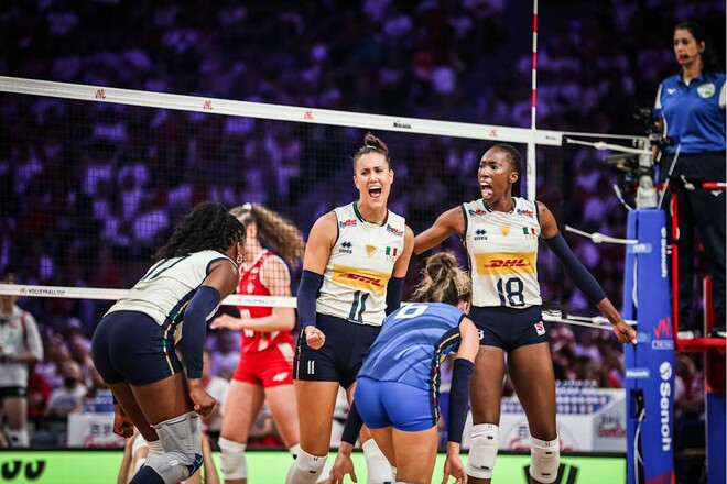 Италия – Бразилия. Финал женской Лиги наций. Смотреть онлайн LIVE