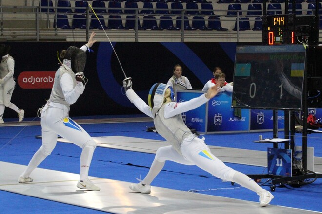 Украина одолела нейтралок из россии в командной рапире на ЧМ в Тбилиси