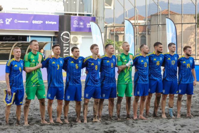 Сборная Украины по пляжному футболу назвала состав на 4-й этап Евролиги