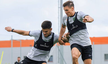 ФОТО. Тренування Полісся перед матчем із Санта-Коломою