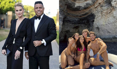 ФОТО. Все дети Роналдо собрались вместе. Милый семейный момент