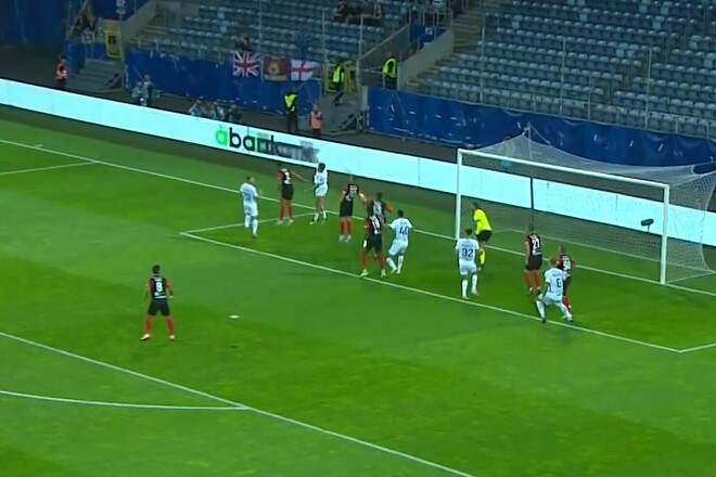 Гра рукою. Біловар відправив м'яч у ворота мальтійців, гол не зараховано