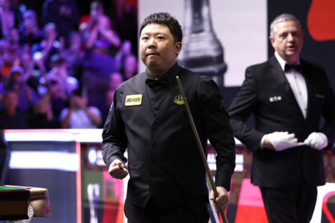 ВИДЕО. Чжан Анда сделал максимальный брейк на снукерном турнире в Шанхае