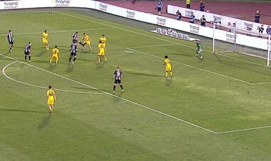 Хет-трик Мілошевича. Олександрія у меншості пропустила три від Партизана