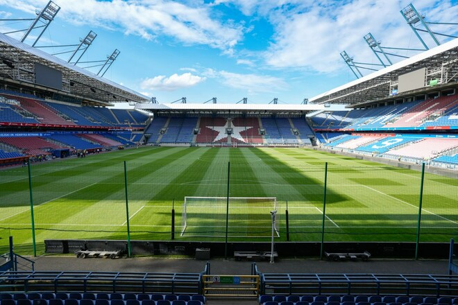 ФОТО. Шахтер показал, как выглядит арена в Кракове перед игрой с Бешикташем
