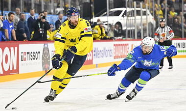 Hockey World Cup. Sweden was ahead of Canada, the victory of the Switzerland team
