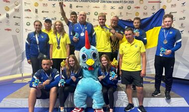Еще три серебра взяли украинцы на ЧЕ-2025 по стендовой стрельбе