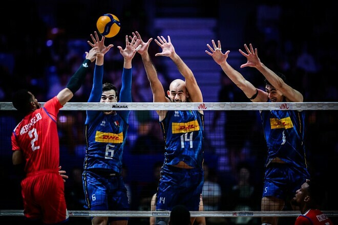 Італія – Словенія. Півфінал Ліги націй з волейболу. Дивитися онлайн LIVE