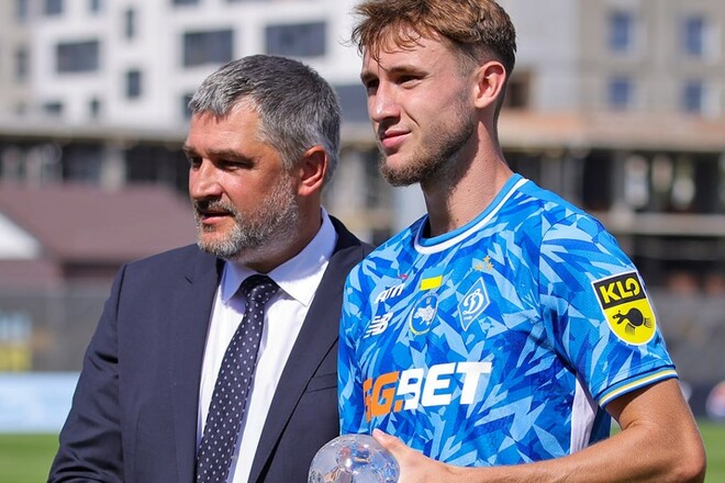 Ванат та Михавко отримали нагороди перед стартом матчу Верес – Динамо