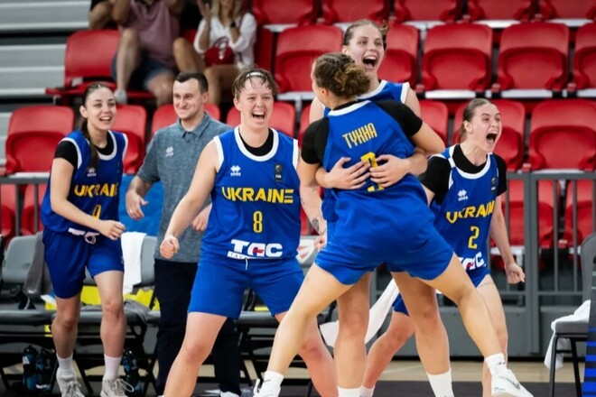 Женская сборная Украины U-20 по баскетболу разгромила Великобританию