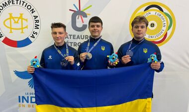 Украинское трио взяло серебро ЧЕ по стрельбе из малокалиберного оружия