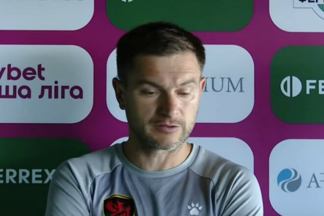 Максим ФЕЩУК: «Очень недоволен игрой передней линии в первом тайме»