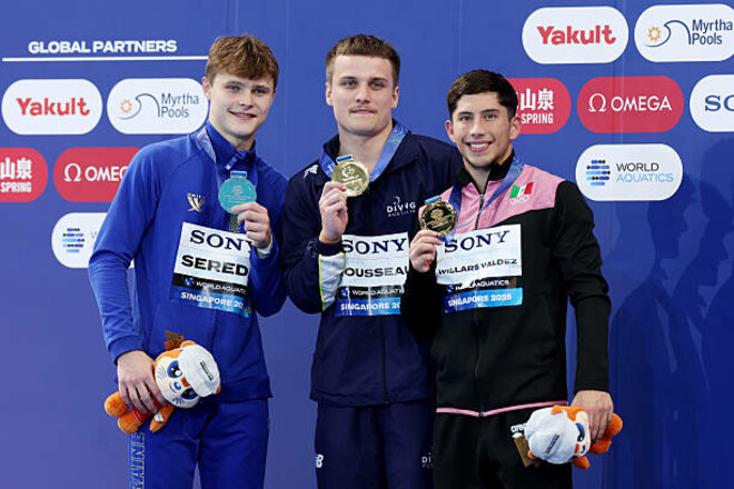 ФОТО. Церемонія нагородження. Олексій Середа отримав срібло ЧС-2025