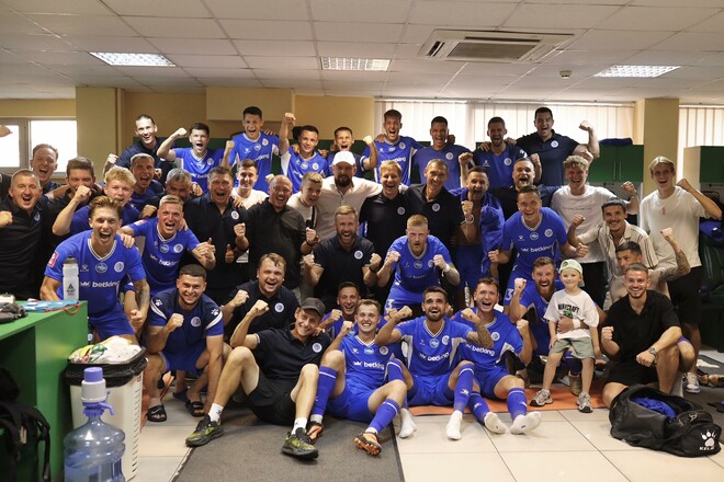 ФОТО. Емоції гравців Кудрівки після історичної перемоги над Олександрією