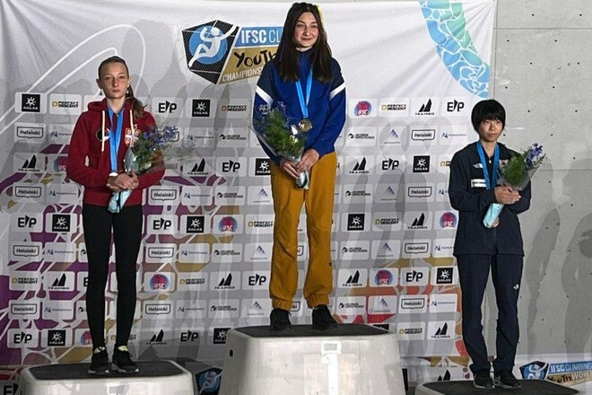 Рафаэль Казбекова стала чемпионкой мира по скалолазанию среди девушек U-17